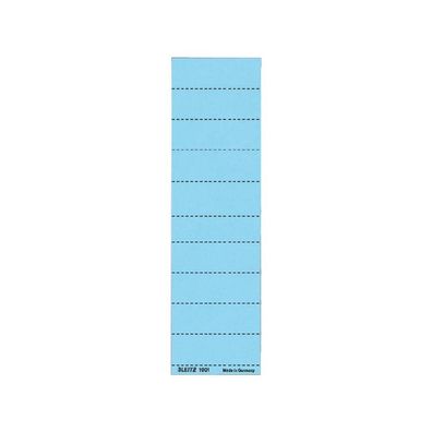 LEITZ Beschriftungsschild blau blanco 100 Stück 1901-00-35 Schild f. Hängemappe