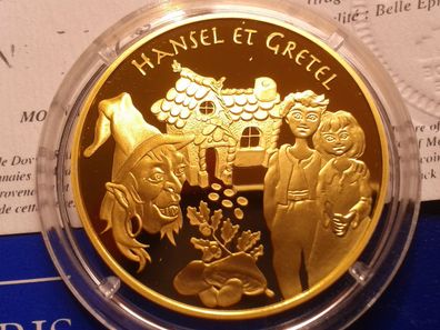 20 euro 2003 PP Frankreich Hänsel und Gretel Märchenserie 17g Gold 920er