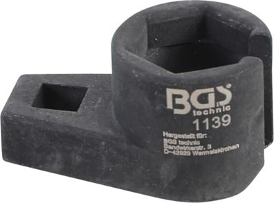 BGS technic Einsatz für Lambdasonde | Antrieb Innenvierkant 10 mm (3/8") | SW 22 mm