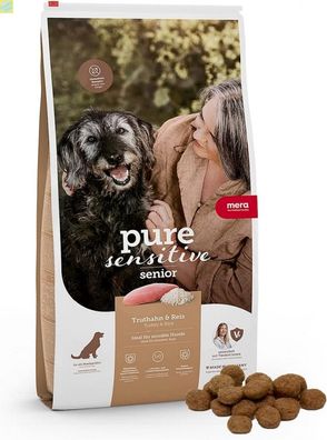 Mera Dog Pure Sensitive Senior Truthahn &amp; Reis 1kg