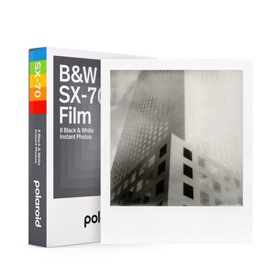 Polaroid SX-70 B&W Film 8x