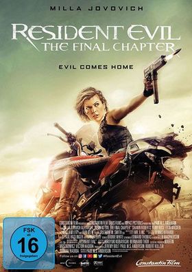 Resident Evil: 6 (DVD) The Final Chapter Universal Min: 103 - Highlight 7689618 ...