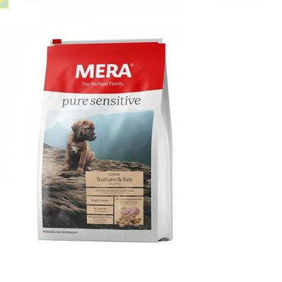 Mera Dog Pure Sensitive Junior Truthahn &amp; Reis 1kg