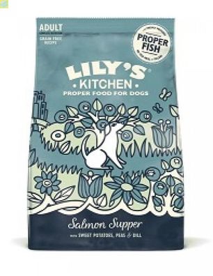 Lilys Kitchen Dog Salmon Supper with Sweet Potatoes, Peas &amp; Dill 7kg