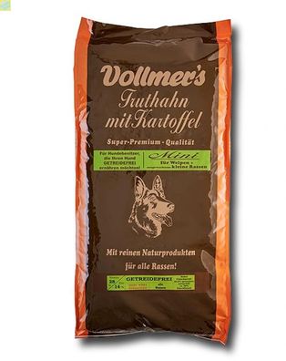 Vollmers Truthahn mit Kartoffel Mini 15 kg