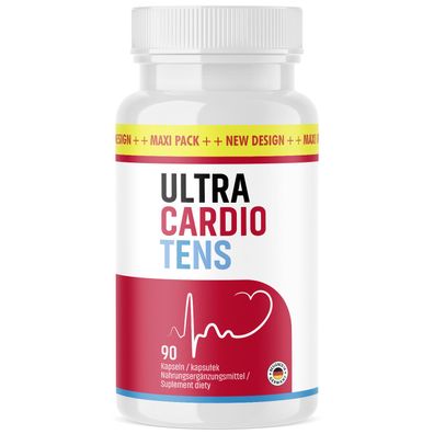 Ultra Cardio Tens X - Premium Kapseln für Männer und Frauen - 90 Kapseln
