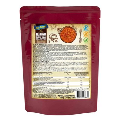 NEU Bla Band Outdoor Meal Kebab Mais Paprika Eintopf für Camping Survival Zelten Tour