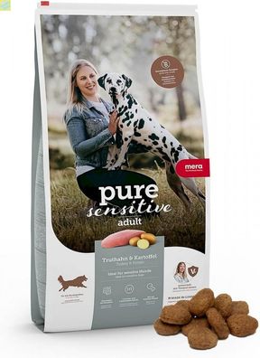 Mera Dog Pure Sensitive Truthahn &amp; Kartoffel 12,5kg