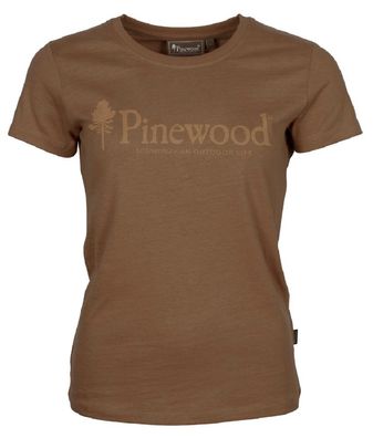 Pinewood 3445 Outdoor Life T-Shirt Damen Nougat (213)