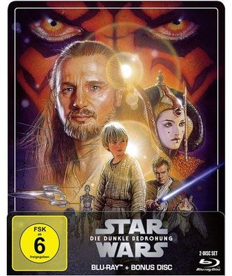 Star Wars #1: Dunkle Bedrohung (BR)LE SB Limited Steelbook Edition, 2 Disc - Disney