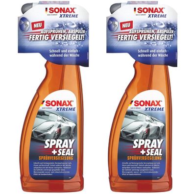 2x Set Sonax XTREME Spray + Seal Sprüh-Versiegelung Lack-Versiegelung Detailer