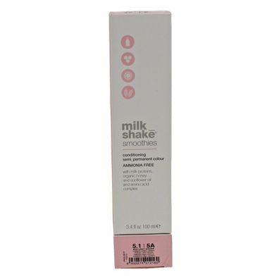 milk shake smoothies 5.1/5A ASH Light Brown, Semipermanente Haarfarbe 100ml