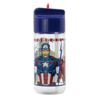 Marvel Avengers Tritan Trinkflasche 430 ml Wasserflasche Sportflasche Bottle