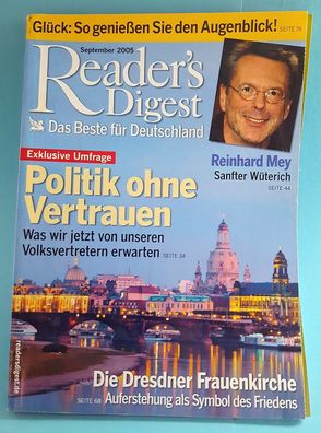 Monatsheft Reader`s Digest - September 2005 - Rarität