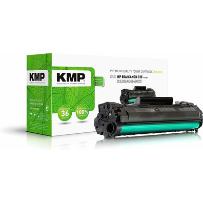 KMP H-T154 schwarz Toner ersetzt HP 85A; Canon 725(CE285A; 3484B002)