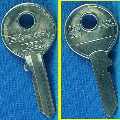 Schlüsselrohling Börkey 269 neu für Austin, Brit. Leyland, engl. Fahrzeuge, Jaguar +