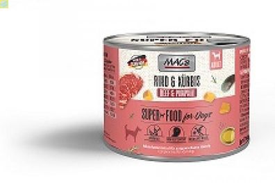 6 x MACs Dog Rind &amp; Kürbis 200g