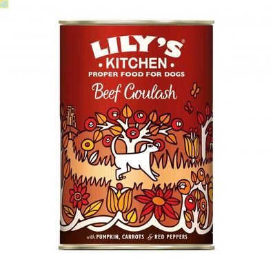 6 x Lilys Kitchen Dog Beef Goulash 400g