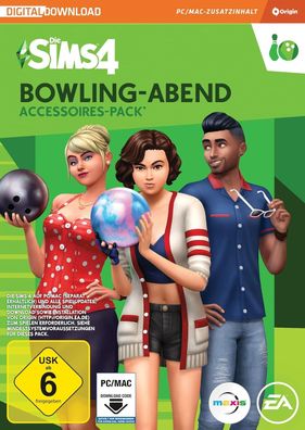 Die SIMS 4 - Bowling Abend Accessoires (PC, 2017 Nur EA APP Key Download Code)