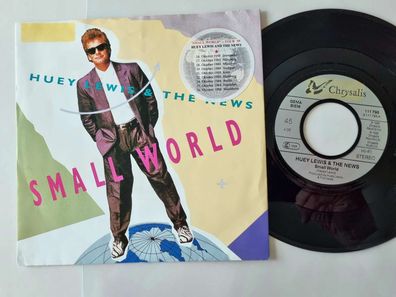 Huey Lewis & The News - Small world 7'' Vinyl Germany