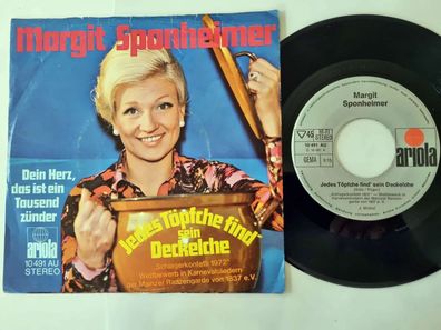 Margit Sponheimer - Jedes Töpfche find' sein Deckelche 7'' Vinyl Germany