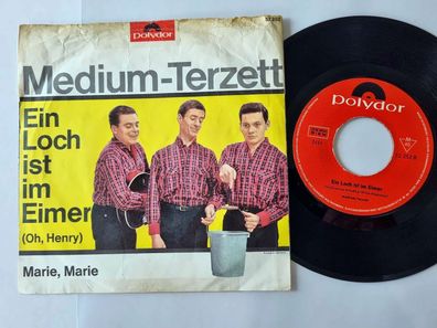Medium Terzett - Marie, Marie/ Ein Loch ist im Eimer 7'' Vinyl Germany