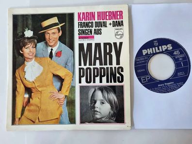 Karin Huebner/ Franco Frank Duval/ Dana - Mary Poppins 7'' Vinyl EP Germany