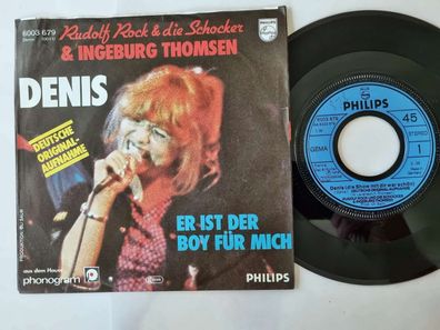 Rudolf Rock & Die Schocker - Denis 7'' Vinyl Germany/ CV Blondie