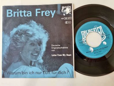 Britta Frey - Warum bin ich nur Luft für dich? 7'' Vinyl/ CV Steve Allen