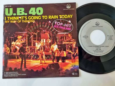 UB 40 - I think it's going to rain today 7'' Vinyl Germany