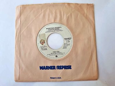 Manfred Mann's Earth Band - For you 7'' Vinyl US