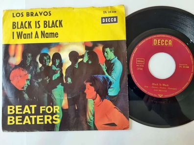 Los Bravos - Black is black 7'' Vinyl Germany/ Yellow Beat for Beaters Cover