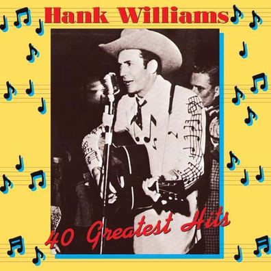 Hank Williams: 40 Greatest Hits (180g) - Music On Vinyl - (Vinyl / Rock (Vinyl))