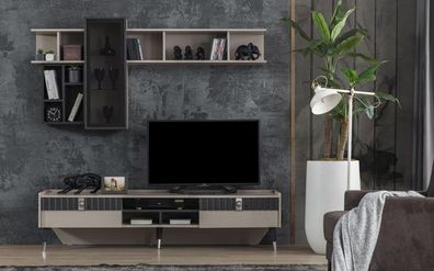 Exklusives Sideboard Modernes Regal TV-Ständer Holz Lowboard Möbel Neu