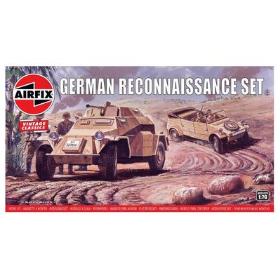 Airfix German Reconnaissance Set in 1:76 1602312 Airfix A02312V Bausatz