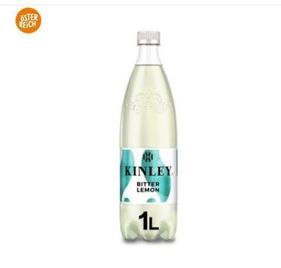 Bitter Lemon mit Lavendel Erfrischungsgetränk Softdrink Mixgetränk Kinley 1l