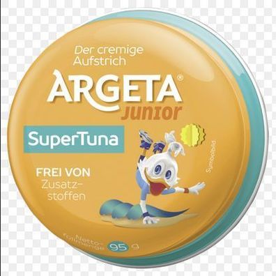 Argeta Junior Thunfisch SuperTuna Aufstrich 95 g Der cremige Aufstrich