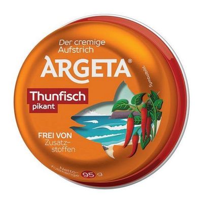 Argeta Thunfisch Pikant Aufstrich Der cremige Aufstrich 95g