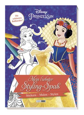 Disney Prinzessin: Mein liebster Styling-Spa?: Stickern, Malen, Stylen, Dis ...