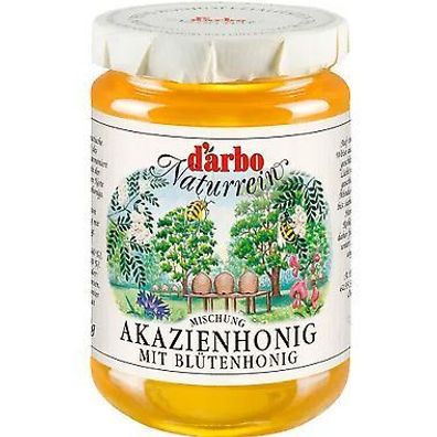 Darbo Naturrein Akazienhonig mit Blütenhonig 1 bis 5 Stck je 500g