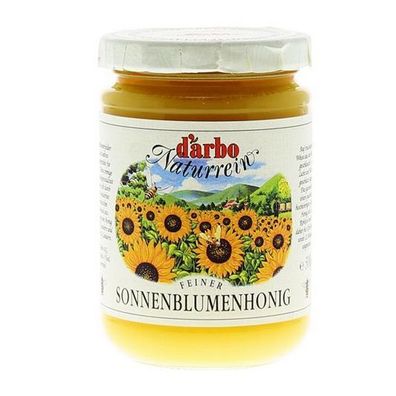 Darbo Naturrein - Sonnenblumenhonig - 1 bis 5 Stck je 500g