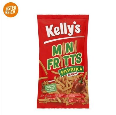 Chips Kelly´s Mini Fritts Paprika Syle mit Sonnenblumenöl 80 g 3 Varianten