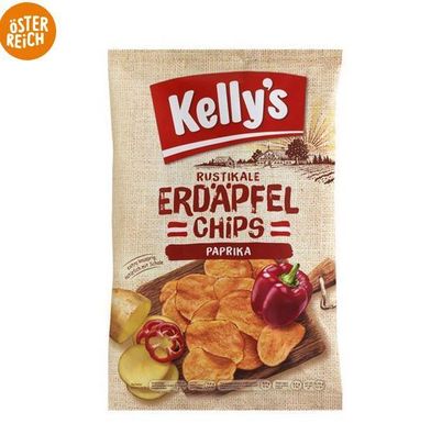 Chips mit Paprikawürzung Rustikal von Kellys 100g - 3 Varianten/ Stück