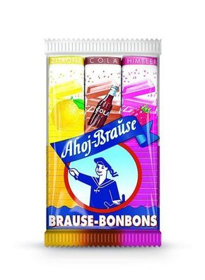 Ahoj-Brause Bonbons - 3 verschiedene Geschmacksrichtungen Kultbrause: Himbeere,