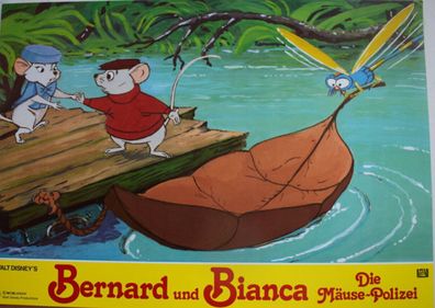 Bernard und Bianca Die Mäusepol Walt Disney - Original Kinoaushangfoto 30x24cm 1