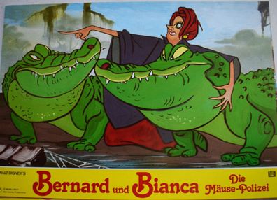 Bernard und Bianca Die Mäusepol Walt Disney - Original Kinoaushangfoto 30x24cm 3