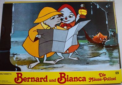Bernard und Bianca Die Mäusepol Walt Disney - Original Kinoaushangfoto 30x24cm 8
