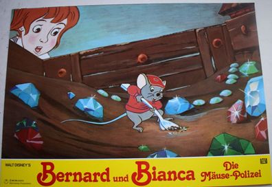 Bernard und Bianca Die Mäusepol Walt Disney Original Kinoaushangfoto 30x24cm 11