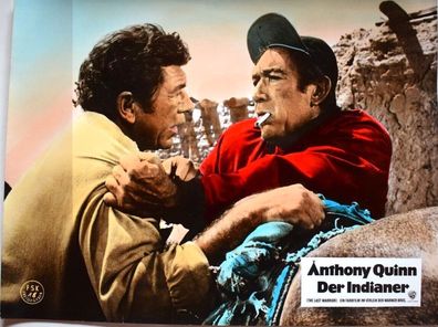 Der Indianer Anthony Quinn Shelley Winters Kinoaushangfoto 30x24cm 6