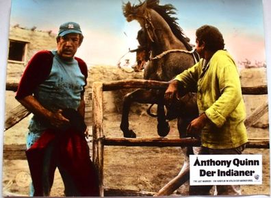 Der Indianer Anthony Quinn Shelley Winters Kinoaushangfoto 30x24cm 8